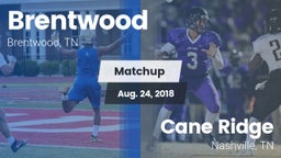 Matchup: Brentwood High vs. Cane Ridge  2018