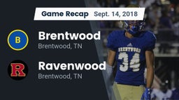 Recap: Brentwood  vs. Ravenwood  2018