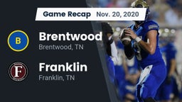 Recap: Brentwood  vs. Franklin  2020
