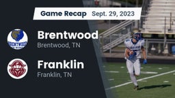 Recap: Brentwood  vs. Franklin  2023