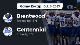 Recap: Brentwood  vs. Centennial  2023