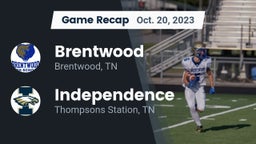 Recap: Brentwood  vs. Independence  2023