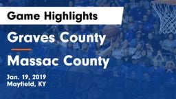 Graves County  vs Massac County  Game Highlights - Jan. 19, 2019