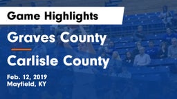 Graves County  vs Carlisle County  Game Highlights - Feb. 12, 2019