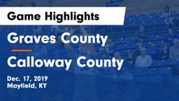 Graves County  vs Calloway County  Game Highlights - Dec. 17, 2019