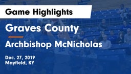 Graves County  vs Archbishop McNicholas  Game Highlights - Dec. 27, 2019