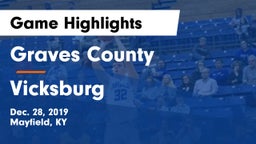 Graves County  vs Vicksburg  Game Highlights - Dec. 28, 2019