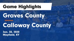Graves County  vs Calloway County  Game Highlights - Jan. 30, 2020