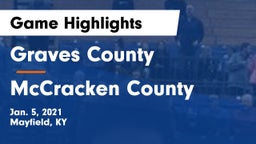 Graves County  vs McCracken County  Game Highlights - Jan. 5, 2021