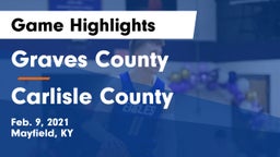 Graves County  vs Carlisle County  Game Highlights - Feb. 9, 2021