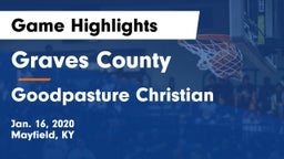 Graves County  vs Goodpasture Christian  Game Highlights - Jan. 16, 2020