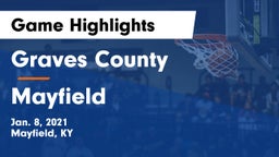 Graves County  vs Mayfield Game Highlights - Jan. 8, 2021