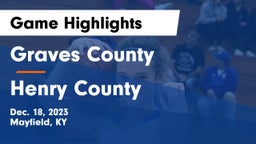 Graves County  vs Henry County  Game Highlights - Dec. 18, 2023