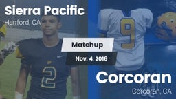 Matchup: Sierra Pacific High vs. Corcoran  2016