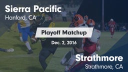 Matchup: Sierra Pacific High vs. Strathmore  2016