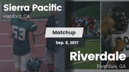 Matchup: Sierra Pacific High vs. Riverdale  2017