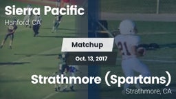 Matchup: Sierra Pacific High vs. Strathmore (Spartans) 2017