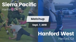 Matchup: Sierra Pacific High vs. Hanford West  2018