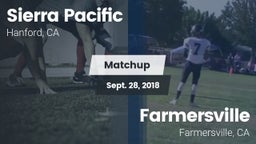 Matchup: Sierra Pacific High vs. Farmersville  2018