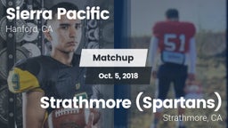 Matchup: Sierra Pacific High vs. Strathmore (Spartans) 2018