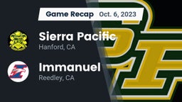 Recap: Sierra Pacific  vs. Immanuel  2023
