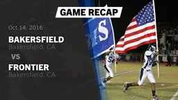 Recap: Bakersfield  vs. Frontier  2016