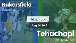 Matchup: Bakersfield High vs. Tehachapi  2018