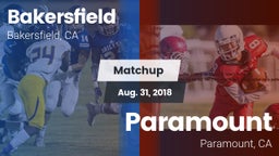 Matchup: Bakersfield High vs. Paramount  2018