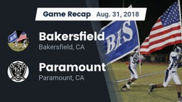 Recap: Bakersfield  vs. Paramount  2018