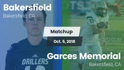 Matchup: Bakersfield High vs. Garces Memorial  2018