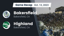 Recap: Bakersfield  vs. Highland  2023