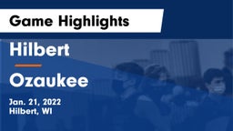 Hilbert  vs Ozaukee  Game Highlights - Jan. 21, 2022