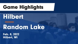 Hilbert  vs Random Lake  Game Highlights - Feb. 8, 2022