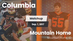 Matchup: Columbia  vs. Mountain Home  2017