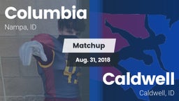 Matchup: Columbia  vs. Caldwell  2018