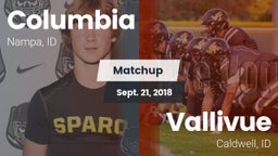 Matchup: Columbia  vs. Vallivue  2018