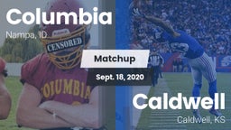Matchup: Columbia  vs. Caldwell  2020