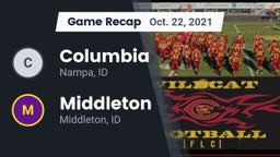 Recap: Columbia  vs. Middleton  2021