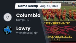 Recap: Columbia  vs. Lowry  2023