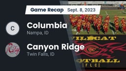 Recap: Columbia  vs. Canyon Ridge  2023