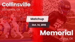 Matchup: Collinsville High vs. Memorial  2016