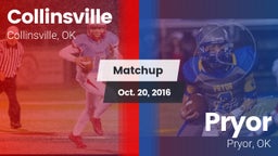 Matchup: Collinsville High vs. Pryor  2016