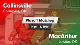 Matchup: Collinsville High vs. MacArthur  2016