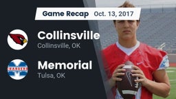 Recap: Collinsville  vs. Memorial  2017