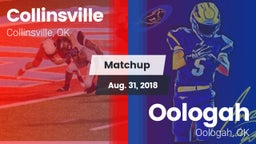 Matchup: Collinsville High vs. Oologah  2018