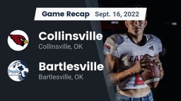 Recap: Collinsville  vs. Bartlesville  2022