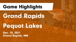 Grand Rapids  vs Pequot Lakes  Game Highlights - Dec. 10, 2021