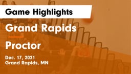 Grand Rapids  vs Proctor  Game Highlights - Dec. 17, 2021