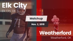 Matchup: Elk City  vs. Weatherford  2018