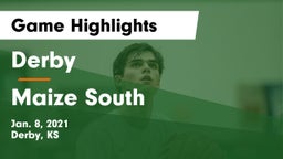 Derby  vs Maize South  Game Highlights - Jan. 8, 2021